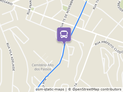 Mapa da parada