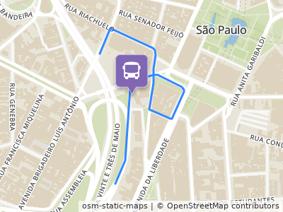 Mapa da parada