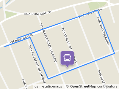 Mapa da parada