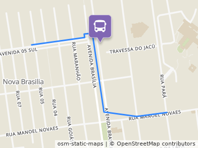 Mapa da parada