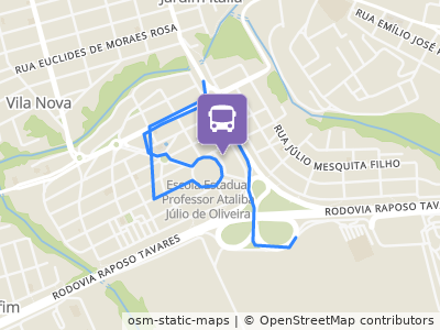 Mapa da parada