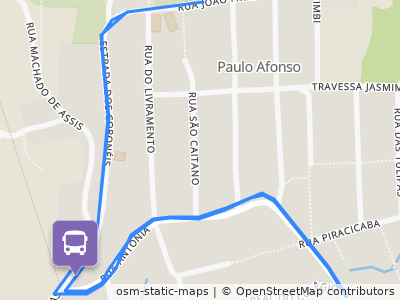 Mapa da parada