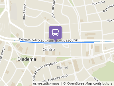 Mapa da parada
