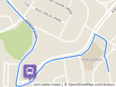 Mapa da parada
