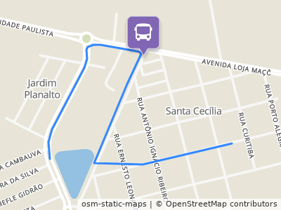 Mapa da parada