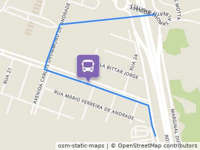 Mapa da parada