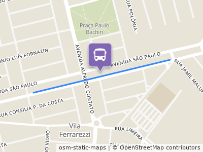 Mapa da parada