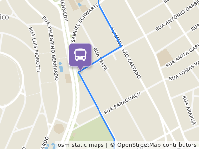 Mapa da parada