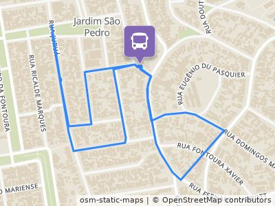 Mapa da parada