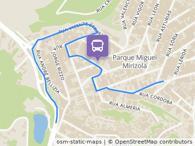 Mapa da parada