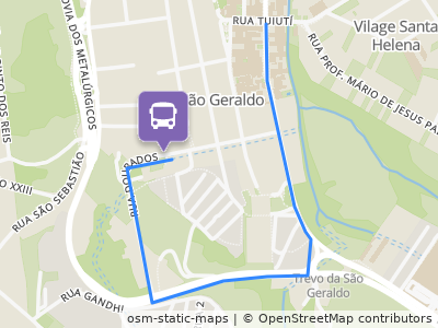 Mapa da parada