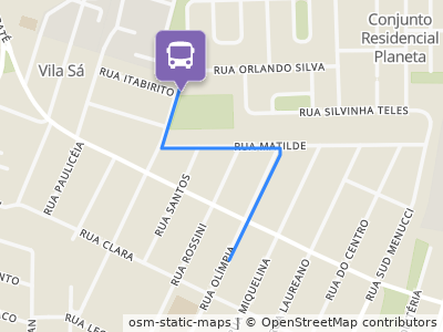 Mapa da parada