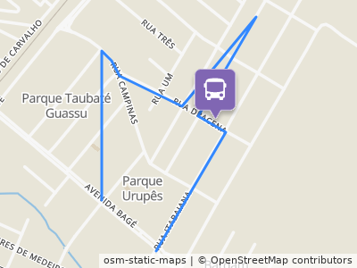Mapa da parada