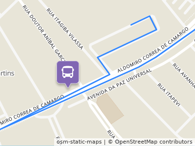 Mapa da parada