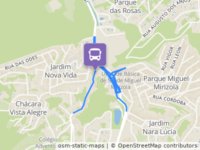 Mapa da parada