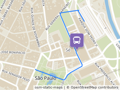 Mapa da parada