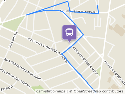 Mapa da parada