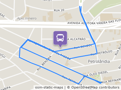 Mapa da parada