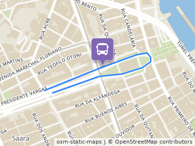 Mapa da parada