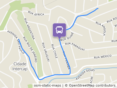 Mapa da parada