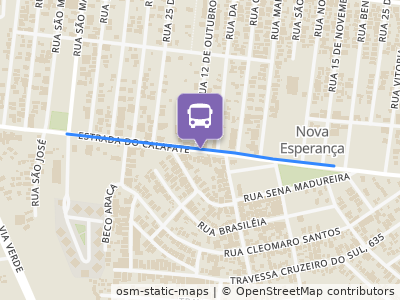 Mapa da parada