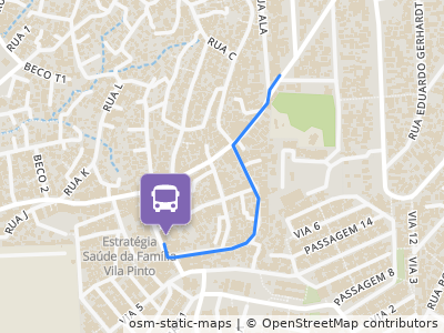 Mapa da parada