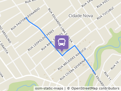 Mapa da parada
