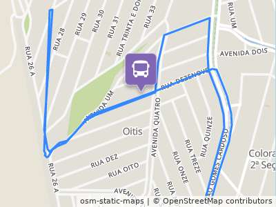 Mapa da parada
