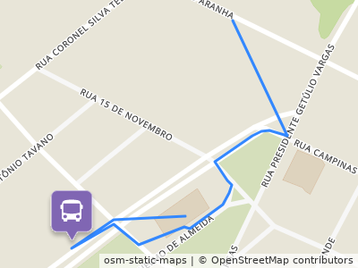 Mapa da parada
