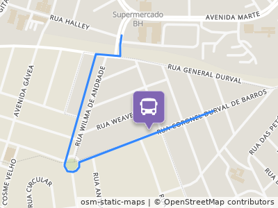 Mapa da parada