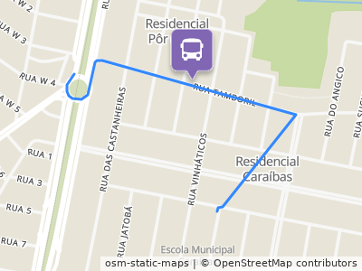 Mapa da parada