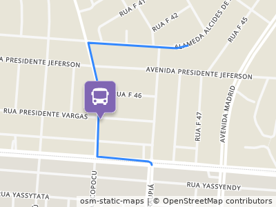 Mapa da parada