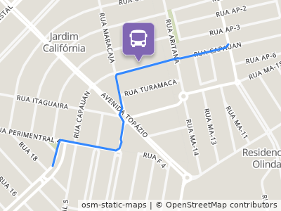 Mapa da parada