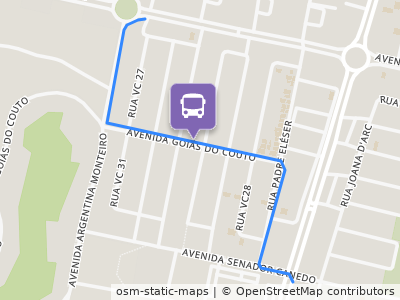 Mapa da parada