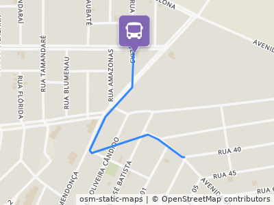Mapa da parada
