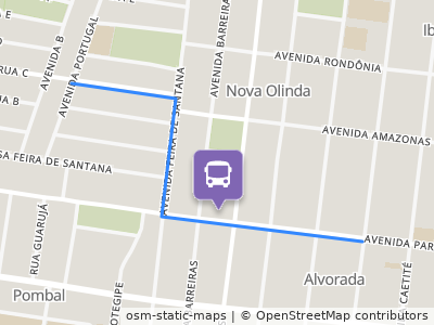 Mapa da parada