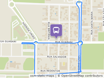 Mapa da parada