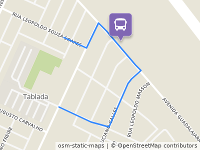 Mapa da parada