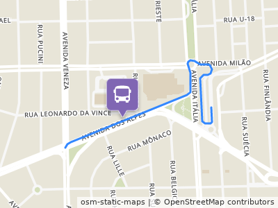 Mapa da parada