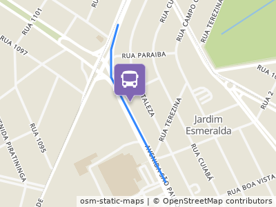 Mapa da parada