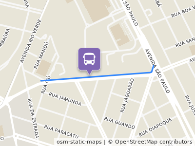 Mapa da parada