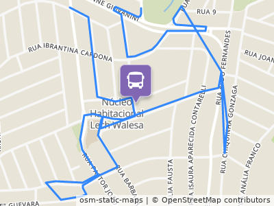 Mapa da parada
