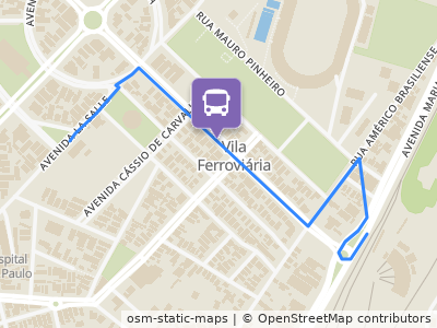 Mapa da parada