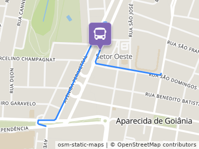 Mapa da parada