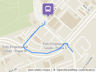 Mapa da parada