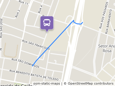 Mapa da parada