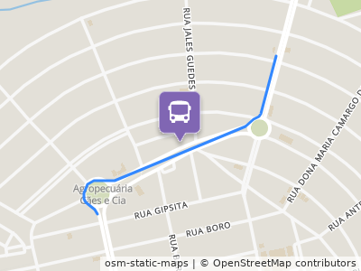Mapa da parada