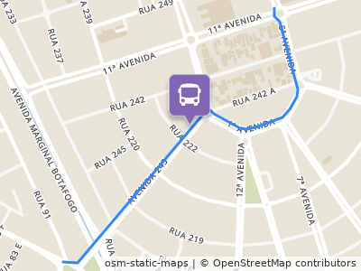 Mapa da parada