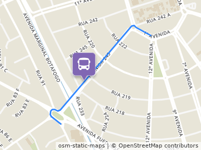 Mapa da parada