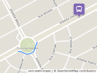 Mapa da parada